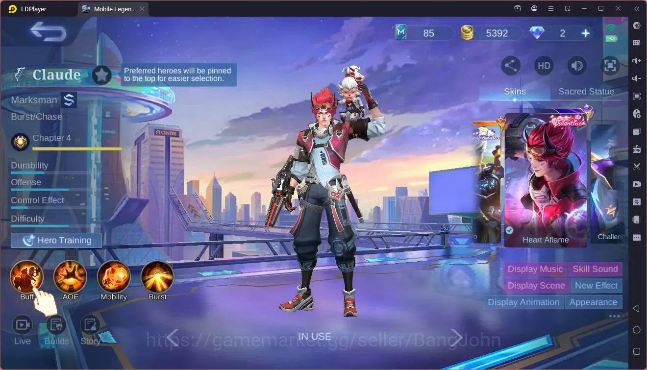 Mobile Legends: Bang Bang Accounts Global|Hero 71|Skin 87|Seasoned|Meowkion Julian|Va image 17