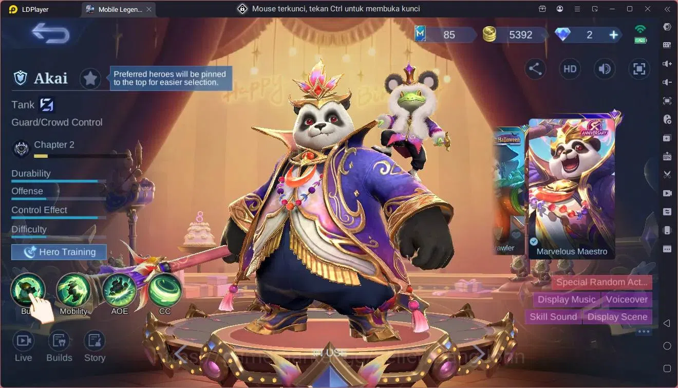 Mobile Legends: Bang Bang Accounts Global|Hero 71|Skin 87|Seasoned|Meowkion Julian|Va image 18