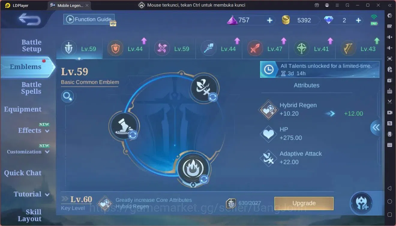 Mobile Legends: Bang Bang Accounts Global|Hero 71|Skin 87|Seasoned|Meowkion Julian|Va image 5