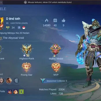 Mobile Legends: Bang Bang Collector Global|Hero 71|Skin 87|Seasoned|Meowkion Julian|Va image 1