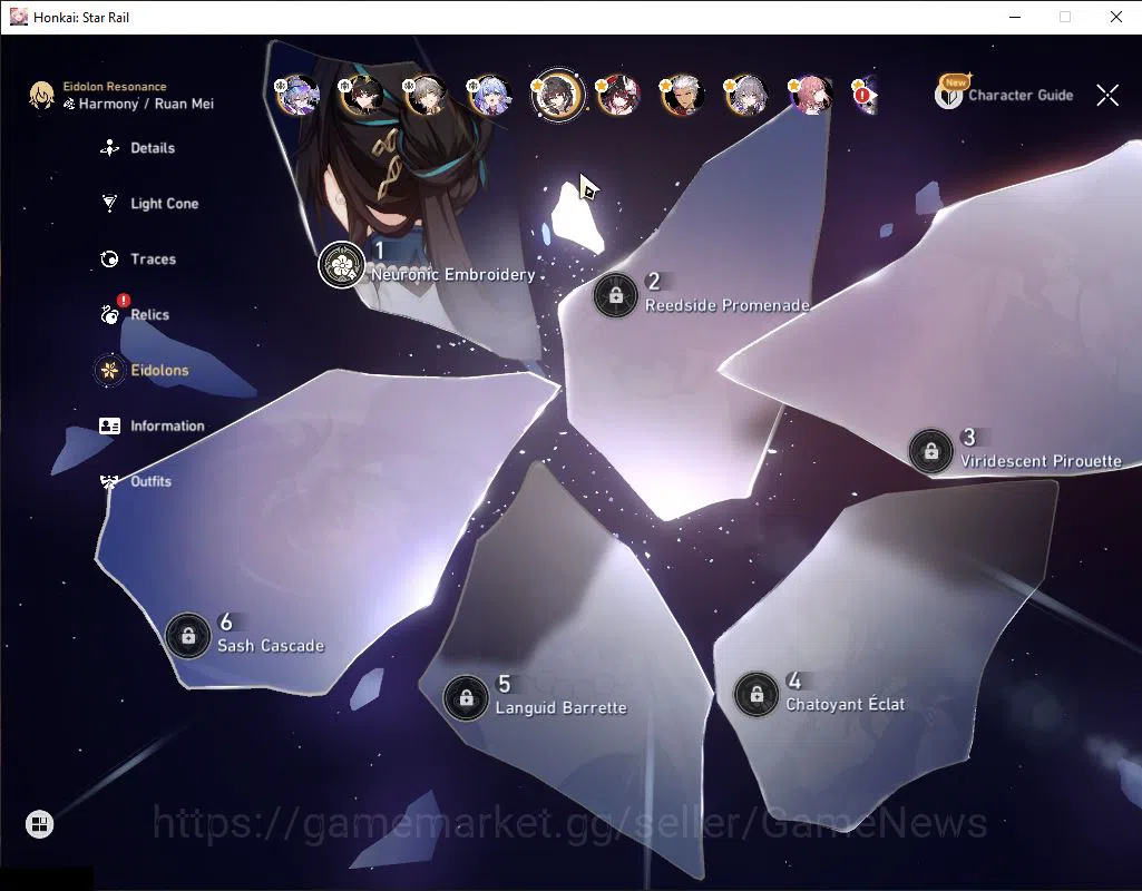 Honkai Star Rail Accounts Asia|TL 30|6 Limited|SW LV.999,Sparkle,Ruan Mei E1 image 9