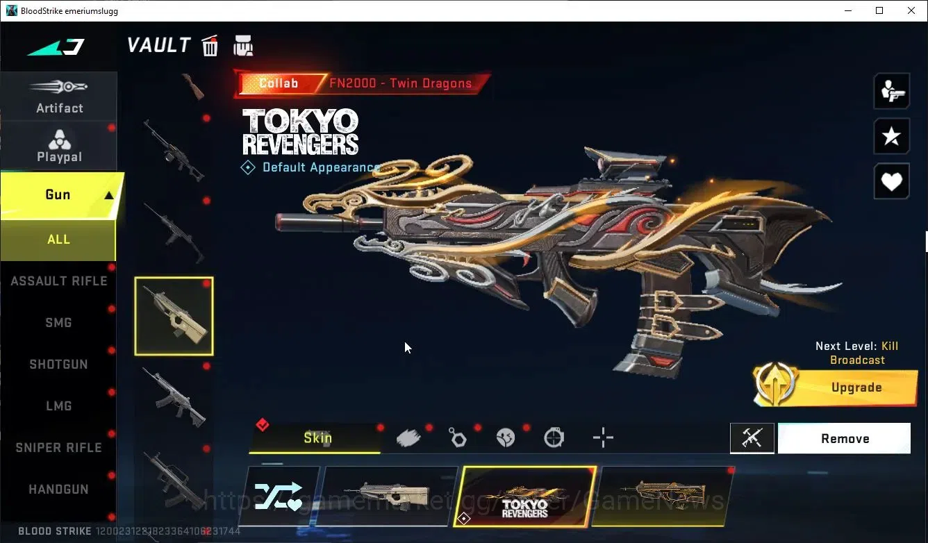 Blood Strike Accounts ASIA|ETERNAL DeAgle+Collab TR MCX,FN2K,Takemichi,7 image 10