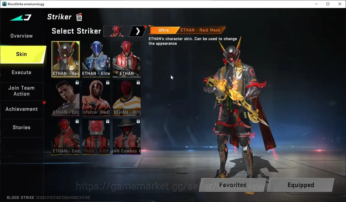 Blood Strike Accounts ASIA|ETERNAL DeAgle+Collab TR MCX,FN2K,Takemichi,7 image 3