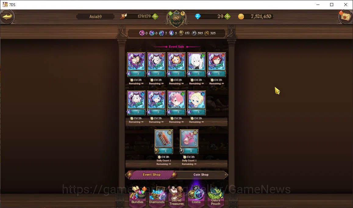 The Seven Deadly Sins: Grand Cross Accounts Asia|2M CC|1 Seventh Spring Box|1 LR+6 UR+Colab|Su image 10