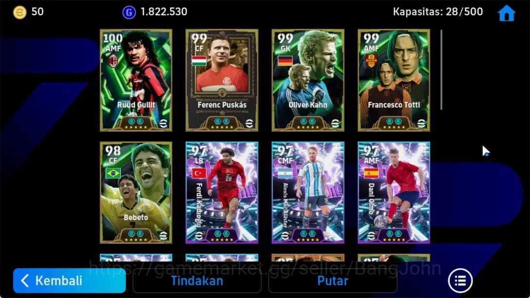 eFootball Accounts Android|PW 3197|Gullit Epic,Steven Gerrard BigT,Ol image 2