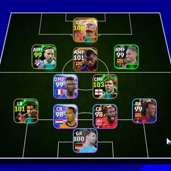 eFootball Accounts Legends & Iconic Players Android|Big Time Erling Haaland 5 Jul'26,Rivaldo|3 Epic Paul