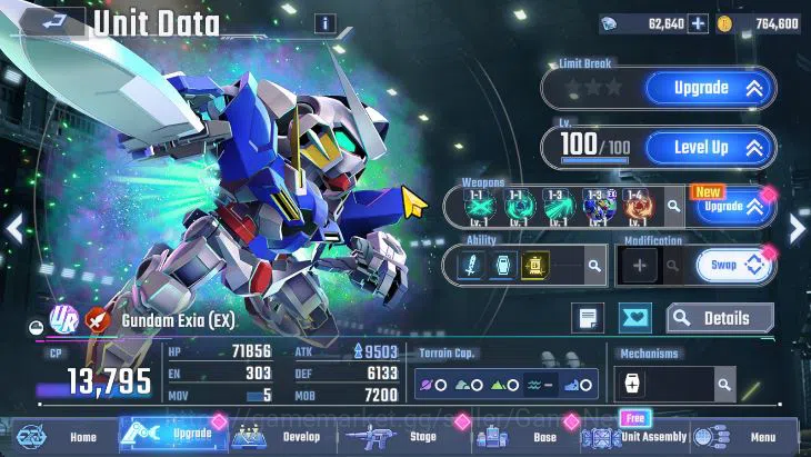 SD Gundam G Generation ETERNAL Accounts [Global] 62K DM | 10 UR (Le Cygne (LB1), F91, Psyc image 13