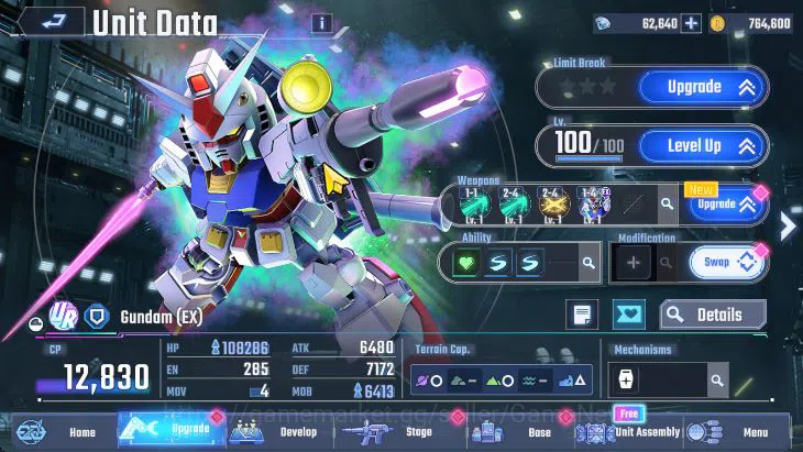 SD Gundam G Generation ETERNAL Accounts [Global] 62K DM | 10 UR (Le Cygne (LB1), F91, Psyc image 16