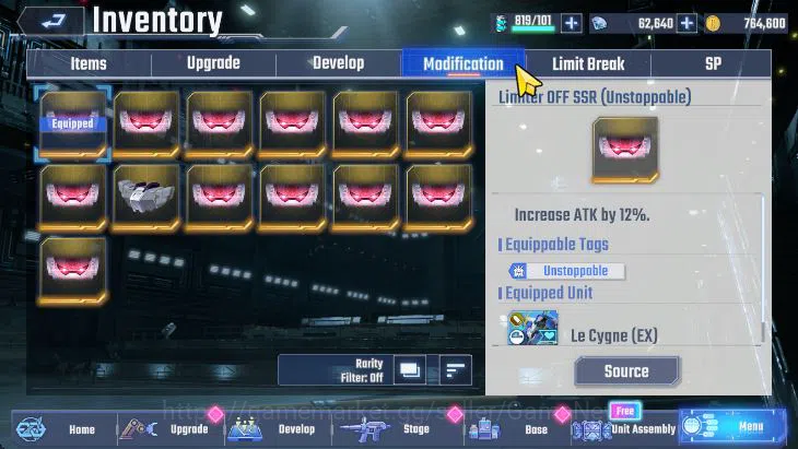 SD Gundam G Generation ETERNAL Accounts [Global] 62K DM | 10 UR (Le Cygne (LB1), F91, Psyc image 9