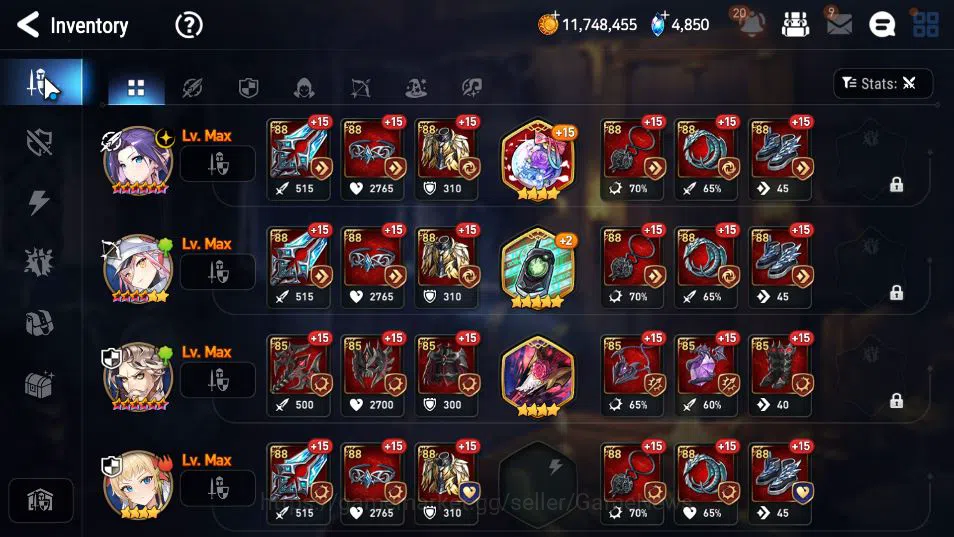 Epic Seven Accounts GBL Unverif|New Era|4 ML(LOTScales,LH Cermia,F Lid image 12
