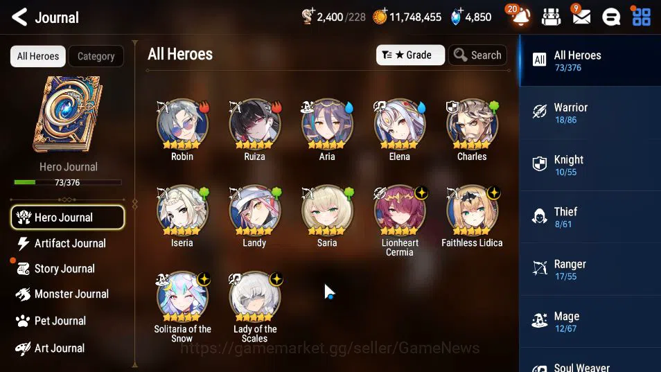 Epic Seven Accounts GBL Unverif|New Era|4 ML(LOTScales,LH Cermia,F Lid image 14