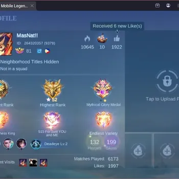 Mobile Legends: Bang Bang Accounts Collector Global|199S|Expert|KOF Karina,LBX Moskov,LBX Roger,Collector Natalia,(SABER