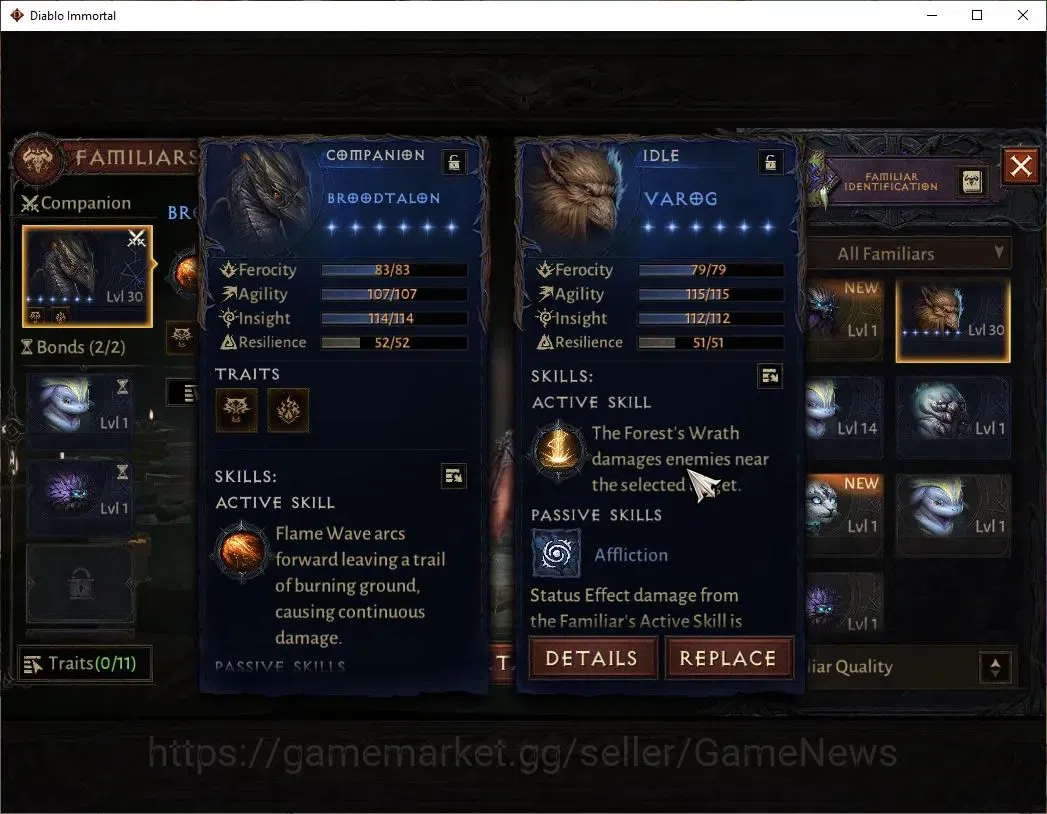 Diablo Immortal Accounts SEA - Anu|CS ON|Lv60(680)|Crusader|CR 37K|Reso 390 image 14