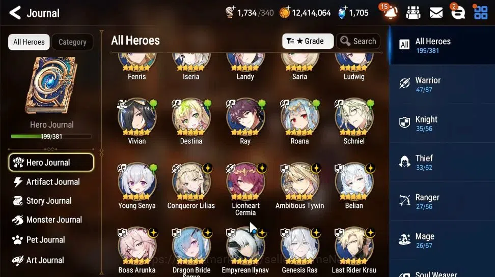 Epic Seven Accounts GLOBAL|Verif|20 ML(LOT Scales,BArunka,E Ilynav,DD  image 9