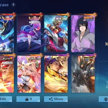 Mobile Legends: Bang Bang Accounts Collector Global|498 Skin|MEGA|LEGEND Gusion Layla,SASUKE,KOF Paquito,MetroZero