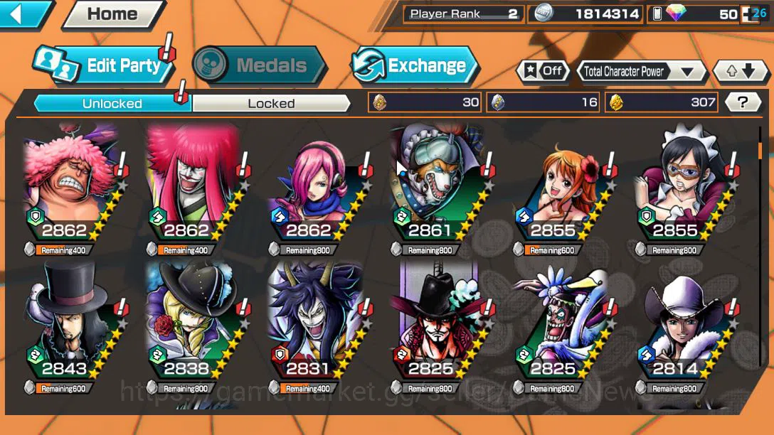 One Piece Bounty Rush Accounts Global | EX 4 |TFE D.Luffy,Strongest Creature Aliv image 6