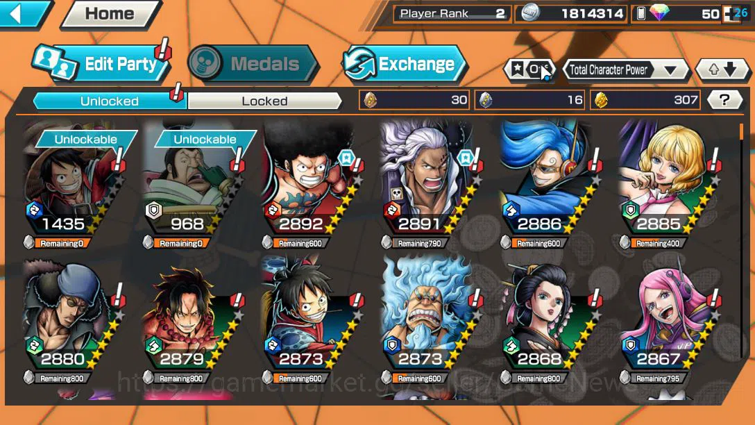 One Piece Bounty Rush Accounts Global | EX 4 |TFE D.Luffy,Strongest Creature Aliv image 7