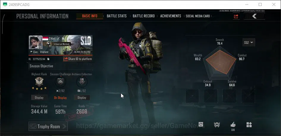 Arena Breakout Accounts MOBILE Lv30|SV 344M|CV 235M| Machete Battle | LR-A image 20