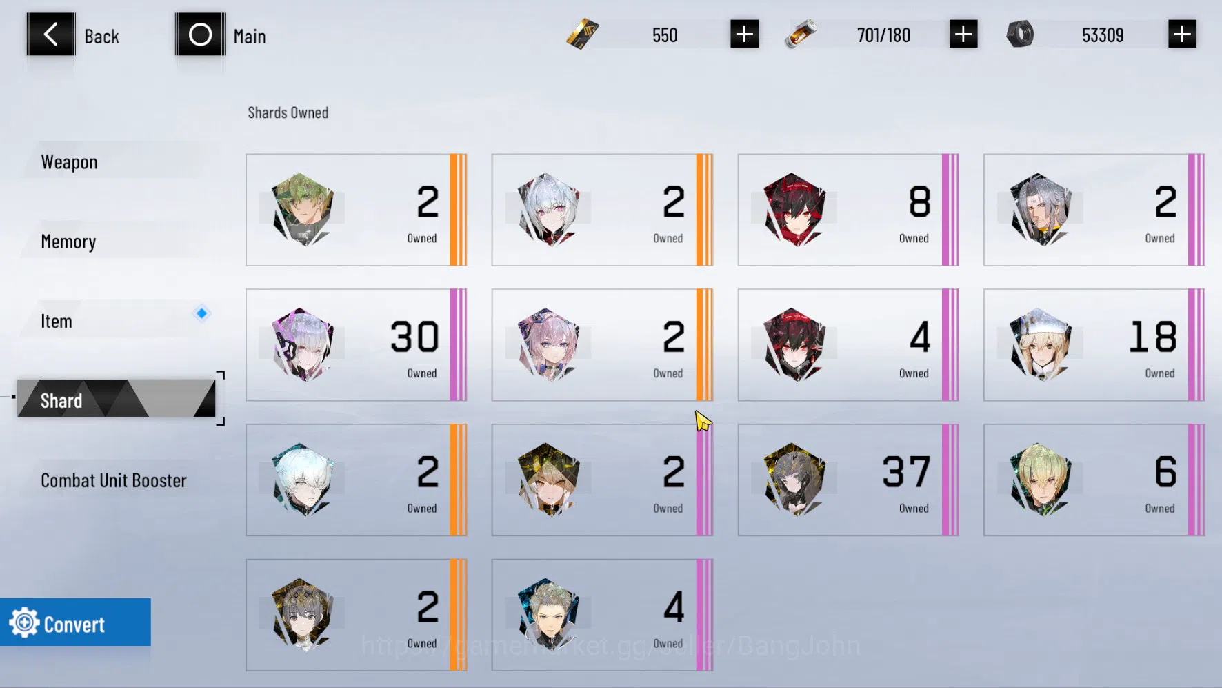 Punishing: Gray Raven Accounts ASIA | Lv66 | S Lucia CW L80 | Nightblaze Sign | S image 18