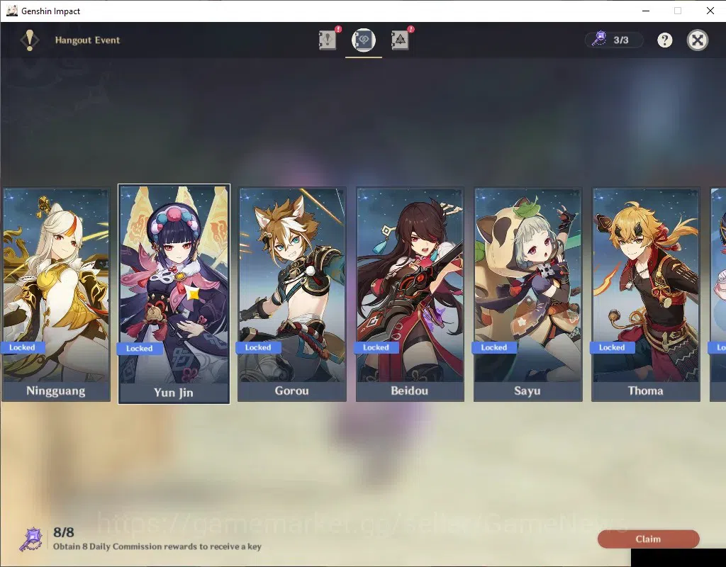 Genshin Impact Accounts ASIA|AR 56|6 Limited + 5 (*5Weapon)|Raiden,Hutao,A image 18