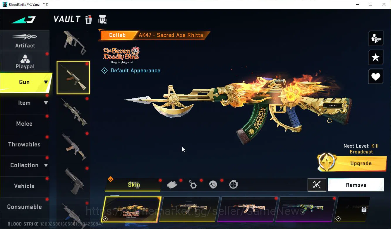 Blood Strike Accounts ASIA|ETERNAL(ZERO)+Melee Butterfly Knife+Colab 7DS image 10