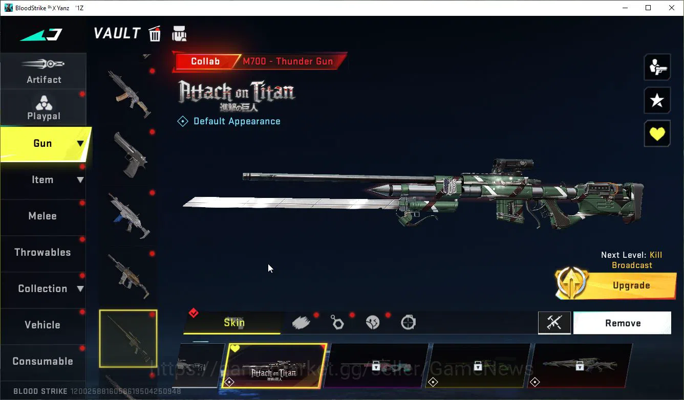 Blood Strike Accounts ASIA|ETERNAL(ZERO)+Melee Butterfly Knife+Colab 7DS image 11
