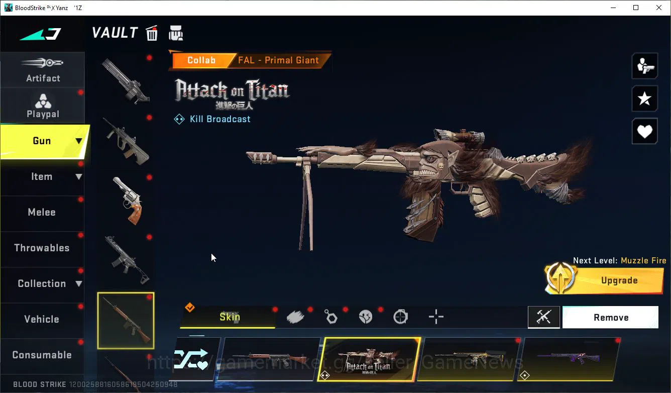 Blood Strike Accounts ASIA|ETERNAL(ZERO)+Melee Butterfly Knife+Colab 7DS image 13