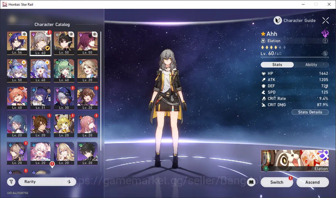 Honkai Star Rail Accounts [ASIA] TL 43 | 8 Limit | Dan Heng | Kafka | Silver image 13