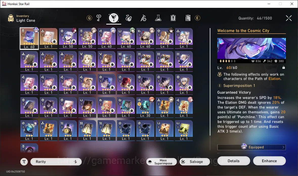 Honkai Star Rail Accounts [ASIA] TL 43 | 8 Limit | Dan Heng | Kafka | Silver image 8