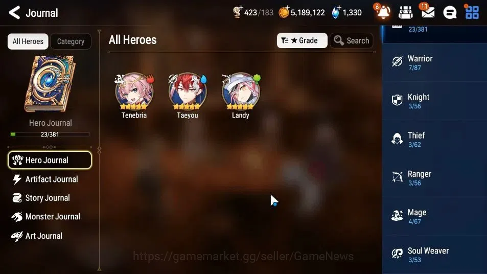 Epic Seven Accounts GLOBAL Unverif|New Era|2 ML (Rhiana & Luciel,Blood image 7