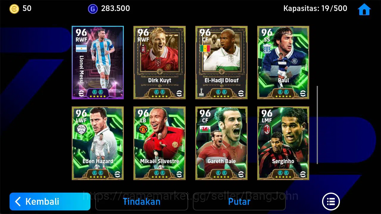 eFootball Accounts power 3180, johan Cruyff epic, maldini epic, Neyma image 4