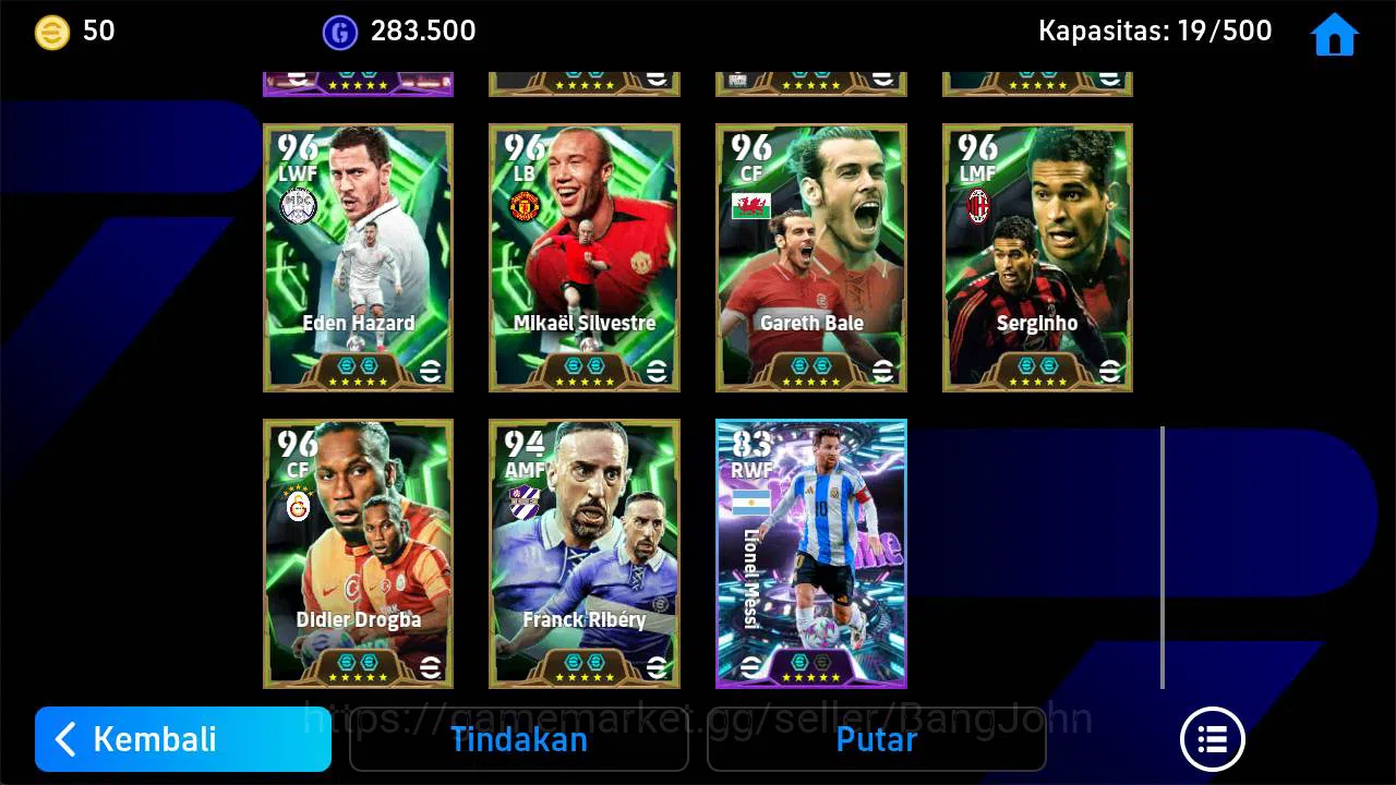 eFootball Accounts power 3180, johan Cruyff epic, maldini epic, Neyma image 5