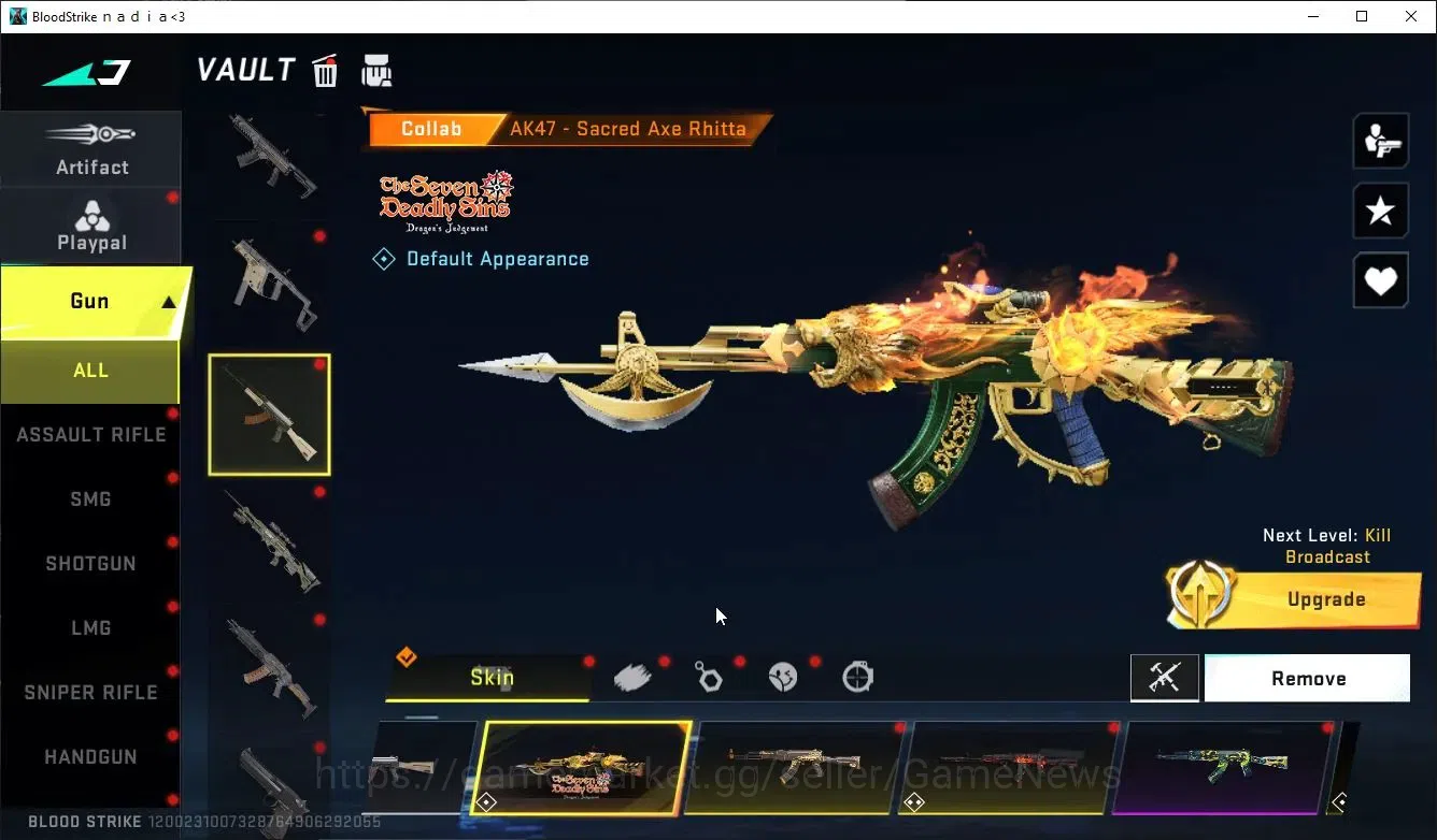 Blood Strike Accounts ASIA|ETERNAL Zero,DeAgle+Collab TR MCX,FN2K,Takemi image 20