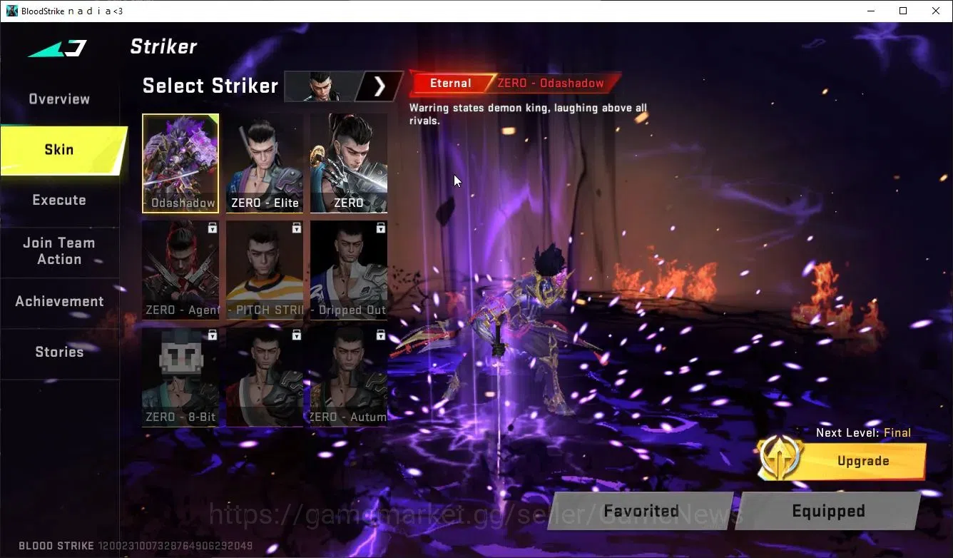 Blood Strike Accounts ASIA|ETERNAL Zero,DeAgle+Collab TR MCX,FN2K,Takemi image 3