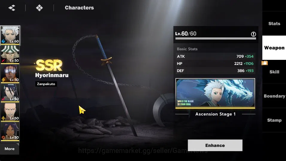 BLEACH: Soul Resonance Accounts Nuverse SEA|Lv 41 7 SSR (Toshiro+Sign,Kisuke+Sign, image 11