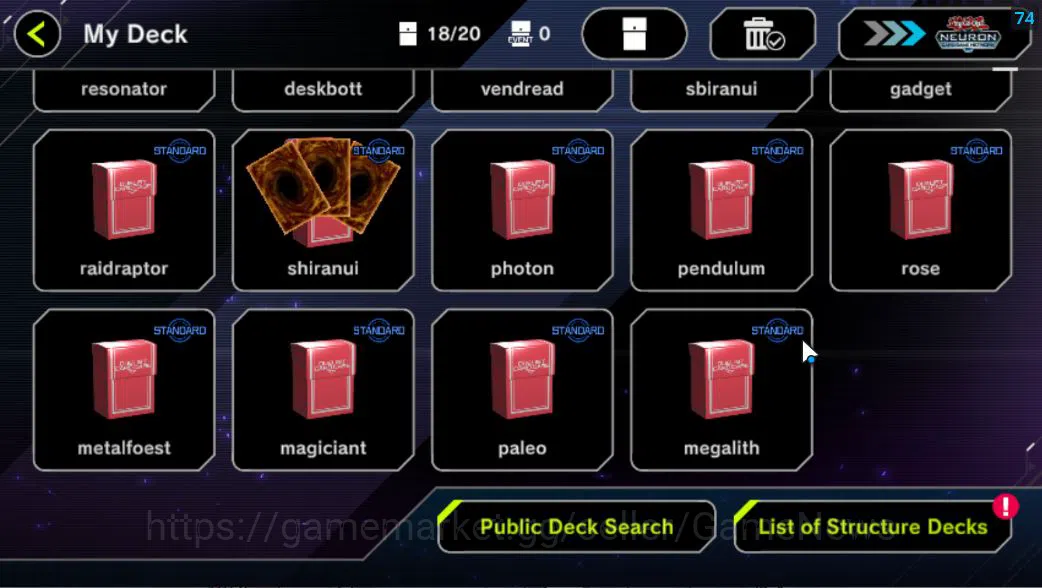 Yu-Gi-Oh! Master Duel Accounts Mid-Level Lv 18 | 20 Deck |Dragon Maid,Yummy,VS K9,Resonator,Megalith,Etc|Ranked 3