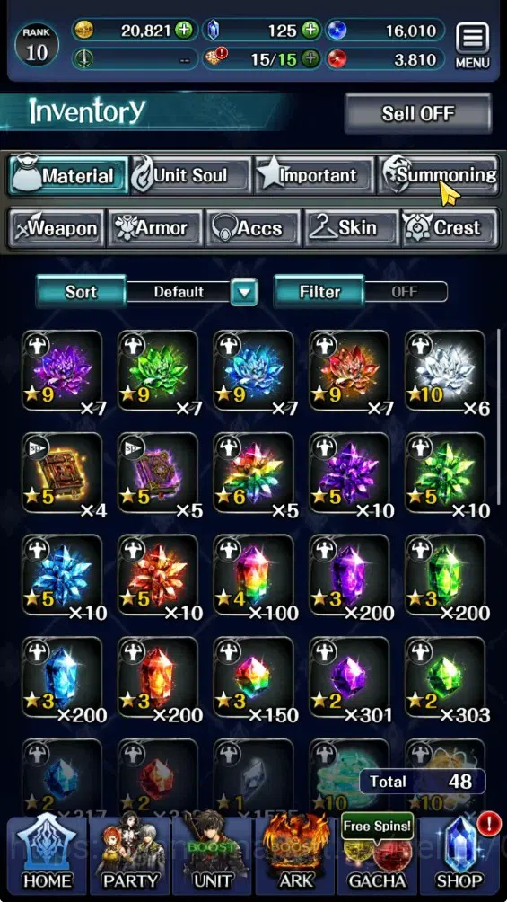 Last Cloudia Accounts GLOBAL|Rank 10|Collab Brave Frontier (Fire God Var image 12