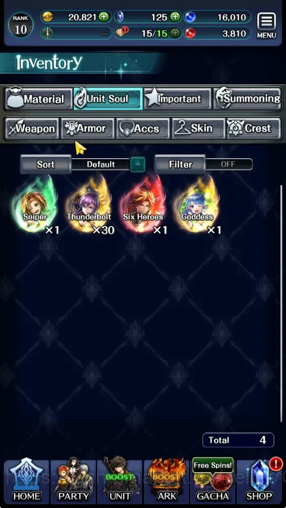 Last Cloudia Accounts GLOBAL|Rank 10|Collab Brave Frontier (Fire God Var image 13