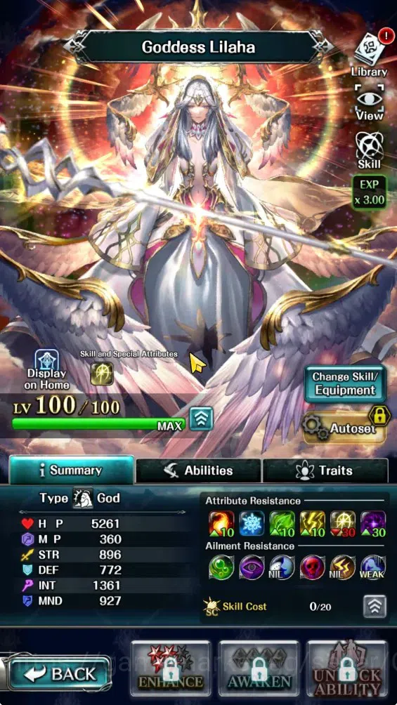 Last Cloudia Accounts GLOBAL|Rank 10|Collab Brave Frontier (Fire God Var image 5