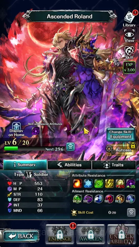 Last Cloudia Accounts GLOBAL|Rank 10|Collab Brave Frontier (Fire God Var image 6