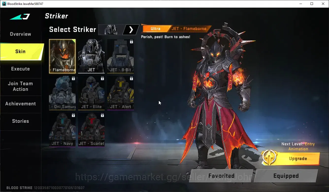 Blood Strike Accounts ASIA|ULTRA,ETHAN,JET|LEGENDARY SKIN 4 MORE DETAIL  image 13
