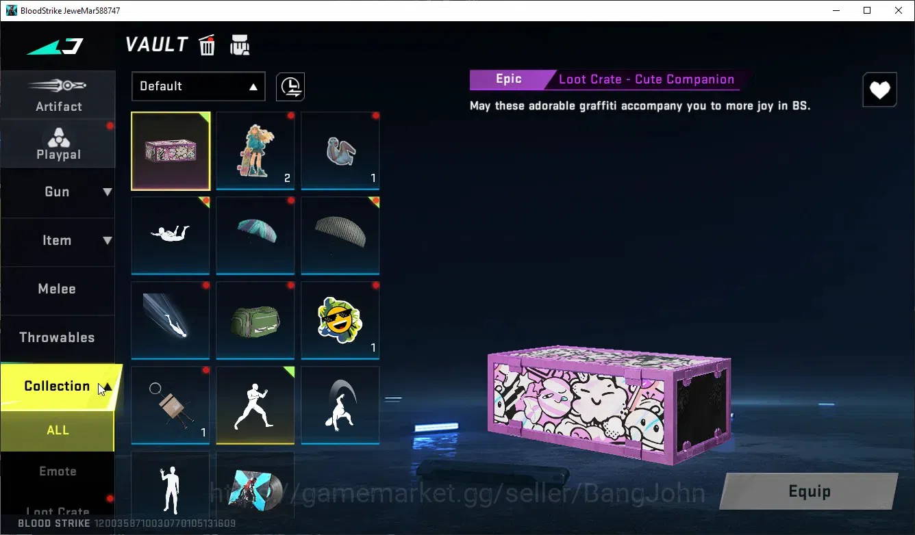 Blood Strike Accounts ASIA|ULTRA,ETHAN,JET|LEGENDARY SKIN 4 MORE DETAIL  image 3