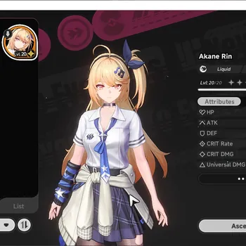 Neverness to Everness Accounts Global NA|HL 3|1 S-Class Limited| Starter with  Akane Rin + Signature |Prologue 2|Female