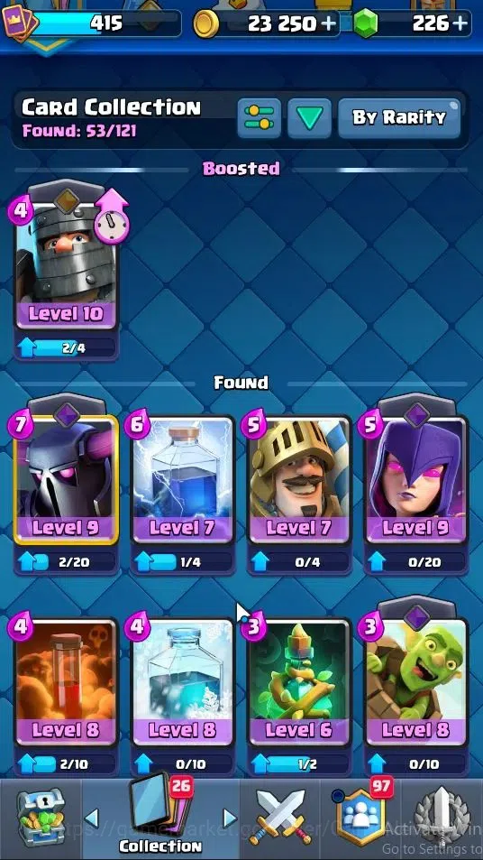 Clash Royale Accounts Lv 10|KTL 10|Trophy 3111|Card 53|Limited Skin|1 He image 4