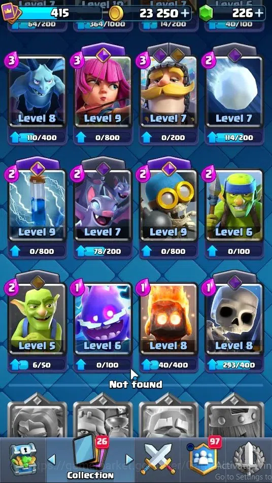Clash Royale Accounts Lv 10|KTL 10|Trophy 3111|Card 53|Limited Skin|1 He image 7