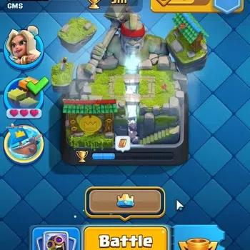 Clash Royale Midgame Lv 10|KTL 10|Trophy 3111|Card 53|Limited Skin|1 He image 1