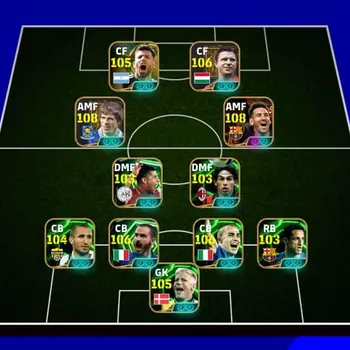 eFootball Accounts Legends & Iconic Players 3261 team strength
