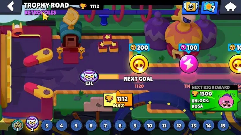 Brawl Stars Accounts 1112 Trophy|17 Brawlers 3 Max Lvl [Edgar,Shelly]|3 Epic Skins [DJ Emz,L Rico,Stellar Shelly]|6K 11