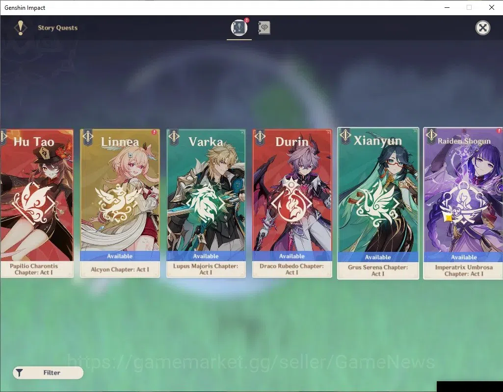 Genshin Impact Accounts ASIA|AR 52|4 Limited+1(*5Wep)|Flins+Sign,Nicole,Co image 13