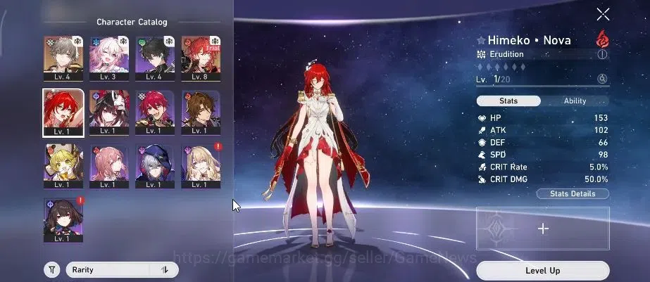 Honkai Star Rail Accounts Starter ASIA |Starter|TL 4|2 Limited| Himeko Nova, Sparkle |1 Golden Comp|Selector 1